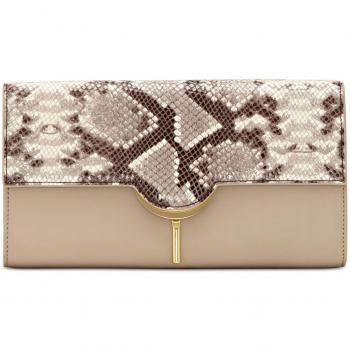 Vince Camuto - Cartera de mano para mujer beige Almond Beige/teak