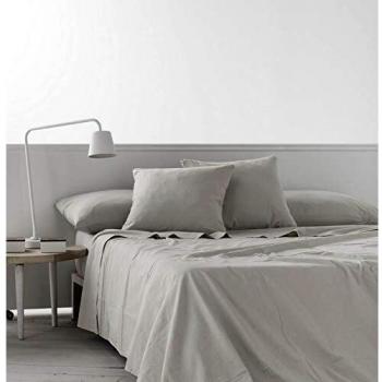NATURALS Encimera de Lino Lino Natural Cama 105 cm
