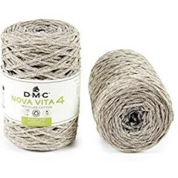 Ovillo de Cuerda Multicolor DMC Nova Vita 4 - Algodón Reciclado, 250g, 200m, Ganchillo 4-6mm