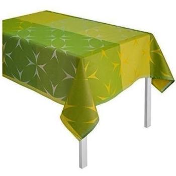 Le Jacquard Francais 22357 - Mantel ENDUITE cromático algodón manzana 225 x 140 cm