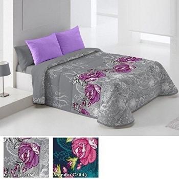 EDREDÓN CONFORTER ROSE, Color GRIS