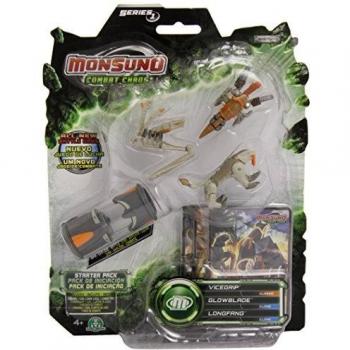 Monsuno - Blíster 1 Core/3 Figuras/3 Cartas Serie A