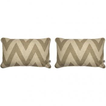 NAF NAF- 2 Fundas de cojín de decoración MEENA 50x50 cm 85% algodón 15% poliéster. Fabricado en España