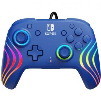 PDP Afterglow Wave Wired Controller Blue