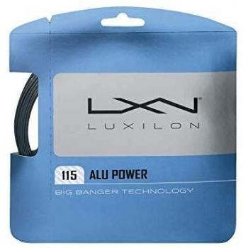 Luxilon ALU Power 115 Tennis String Set - Silver, 12.2m