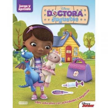 Doctora Juguetes: Libro educativo con actividades y pegatinas