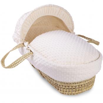 Moisés Dimple de Palma Beige con Accesorios - 84 x 44 x 25 cm