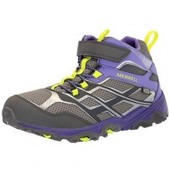 Merrell M-moab Fst Mid A/c Waterproof, Botas de Senderismo Unisex Niños, Gris