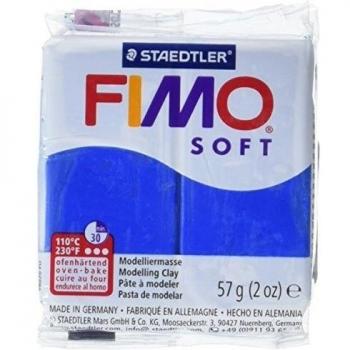 Fimo 8020-37 - Arcilla de polímero suave, 2 onzas, color azul