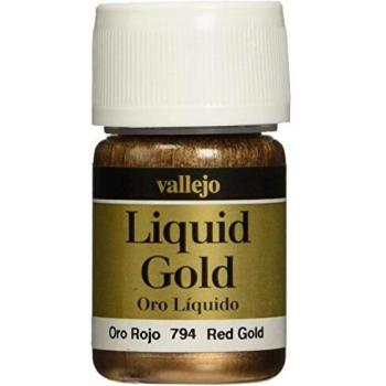 ACRYLICOS VALLEJO - ORO ROJO LIQUIDO 794 AL ALCOHOL 35 ML