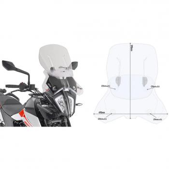 Parabrisas Ajustable Givi Airflow AF7711 para KTM 390/790 Adventure y 790 Adventure R