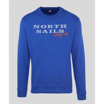 North Sails Men's Long-Sleeved Crew Neck Sweatshirt 9022970 - Blue - Size Small
