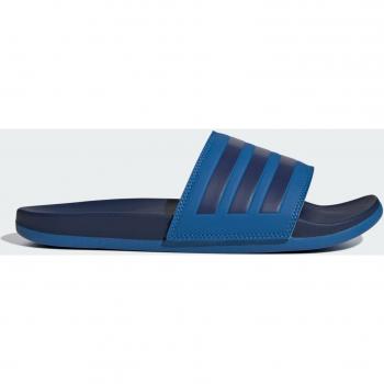 Chancla Azul Para Hombre Adilette Comfort Adidas modelo Ig1118, color azul oscuro, diseño cómodo y ligero, suela de goma antideslizante, plantilla acolchada para mayor confort