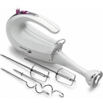 Fagor - Batidora Amasadora Sp350, 300W, 5 Veloc.+Turbo, Blanca, V.Plastica E Inox