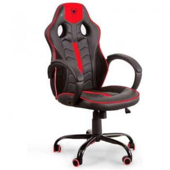 Silla Gaming Juvenil Regulable Spider-S Home Heavenly en Rojo y Negro