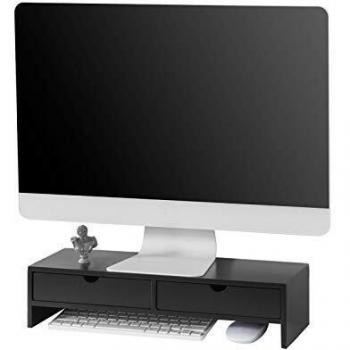 SoBuy BBF02-SCH Soporte de Sobremesa Ergonómico para Monitor Universal
