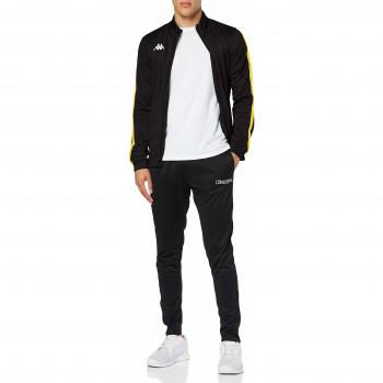 Kappa SALCITO TKS Chándal, Hombre, Negro/Amarillo, S