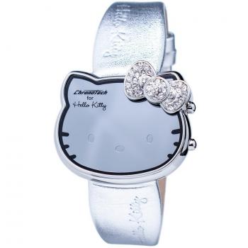 Chronotech Women's Quartz Digital Watch with Leather Strap CT7104L-27