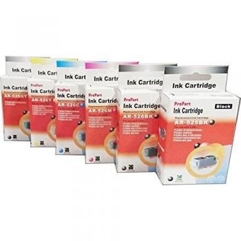 Cartucho de tinta 11ml Negro con chip Canon IP 4850,MG 5150,MG 5250,4540B001 ARCLI526BK
