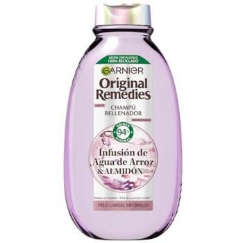 Garnier Original Remedies Champú Rellenador Infusión de Agua de Arroz y Almidón 300 ml