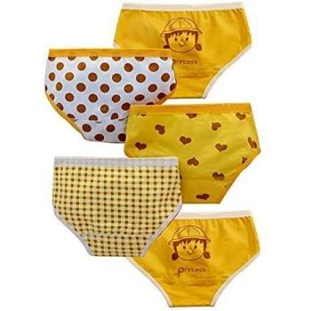 MiSense Braguitas Niñas Paquete de 5 Algodón Bragas Niña Suaves Boxer Calzoncillos para Bebés 2-8 años