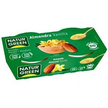 POSTRE DE ALMENDRA VAINILLA BIO 2X125G NATURGREEN