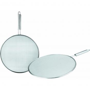 Tapa Antisalpicaduras de Acero Inoxidable, 29 cm, Modelo Ibili 704329
