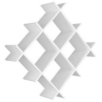 Estante Gisella Blanco de Aglomerado de Melamina - 75x27x75 cm