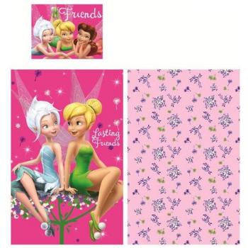 Parure de lit Fée Clochette Disney 90x140cm + 1 taie 40x55cm 100% coton