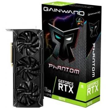 Tarjeta Gráfica GAINWARD GeForce RTX 3070 PHANTOM+ 8G GDDR6 LHR 320bit 3*DP HDMI
