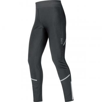 GORE RUNNING WEAR, Mallas de correr para hombre, GORE WINDSTOPPER Soft Shell, MYHTOS 2.0, Talla M, Negro, TWSMYM990008