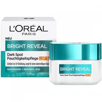 L’Oréal Paris Bright Reveal Hidratante Manchas Oscuras SPF50 - Crema facial 50 ml para mujer