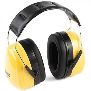 PRETEX - Protectores Auditivos para Niveles de Sonido SNR 31 dB - Orejeras de Protección Auditiva - Auriculares Profesionales Contra Ruido - Cascos de Oído Antiruido - Diadema de Tamaño Universal
