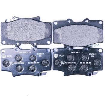 Juego de pastillas de freno HELLA 8DB 355 016-871, kit para frenos de disco