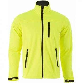Chaqueta Softshell Softee Regis para Hombre, impermeable, transpirable, con capucha ajustable, cierre frontal completo, bolsillos laterales con cremallera y puños elásticos