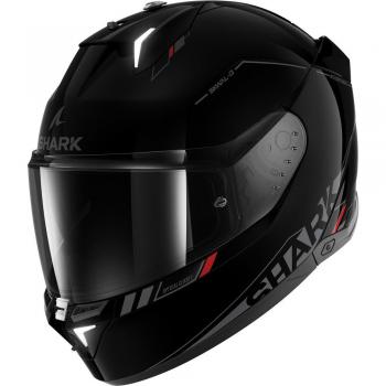 Casco Integral Shark Skwal i3 Blank SP Negro-Antracita-Rojo