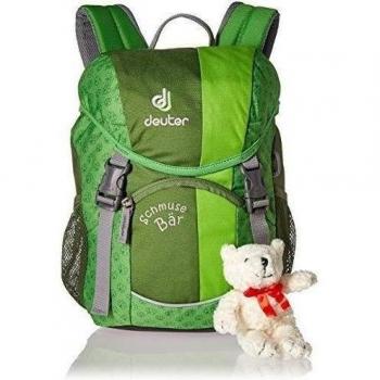 Deuter Schmusebar - Mochila infantil verde Kiwi Talla:34x20x16 cm