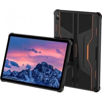 Tablet Rugerizada Oukitel RT5 10.1 2K, 8GB RAM, 256GB SSD, Doble SIM, IP65, Negra/Naranja