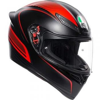 AGV Casco K1 XS WARMUP MATT BLACK/RED