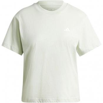 Camiseta adidas essentials small logo mujer verde manga corta L