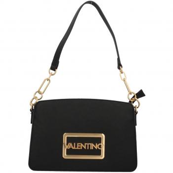 Valentino by Mario Valentino Black Polyethylene Handbag, Female, One Size, Black Shoulder Bag with Removable Strap and Zip Closure