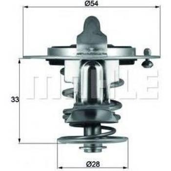 Termostato MAHLE ORIGINAL TX 72 85D, refrigerante, alta calidad, diseño preciso, temperatura de apertura a 85°C