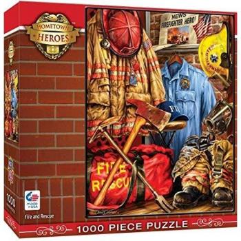 MasterPieces 1000-Piece Puzzle - Fire and Rescue by Dona Gelsinger
