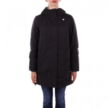 K-WAY Women's Black Sophie Soft Touch Hooded Jacket