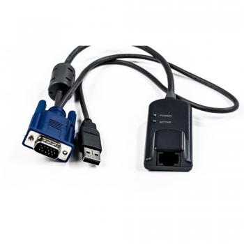 Vertiv Avocent MPUIQ-VMCHS VGA and USB 2.0 Cable Interface Adapter in Black and Blue