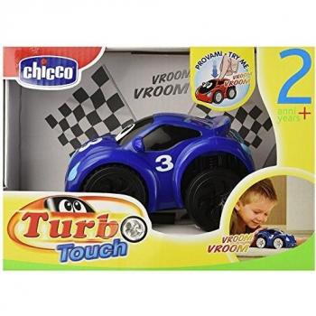 Chicco - Turbo Touch, Fast Blue, Coche de Cuerda