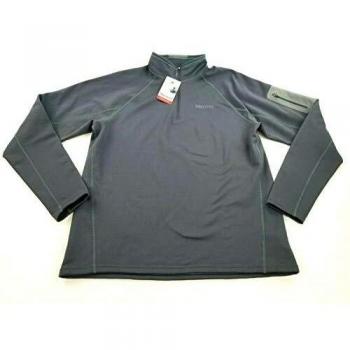 Marmot Stretch Fleece 1/2 Zip Sudadera, Hombre, Gris Oscuro, Medium