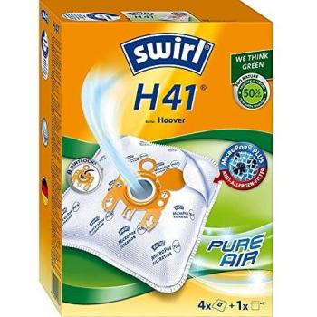 Swirl H 41 MicroPor - Bolsas de papel filtrantes antiolores con filtro Hepa