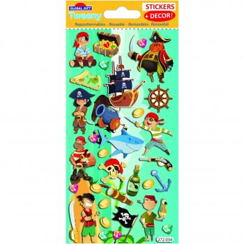 Pegatinas Tweeny Foamy Decor Piratas Global Gift verde