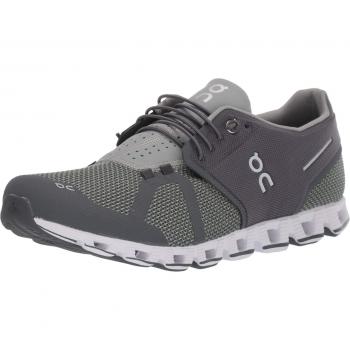 Cloud Mesh Men's Low-Top Running Sneakers - Color: Rock Leaf